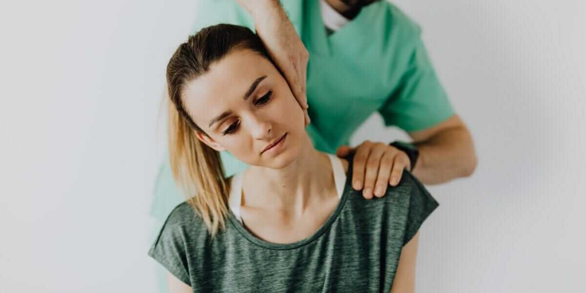girl receiving a massage